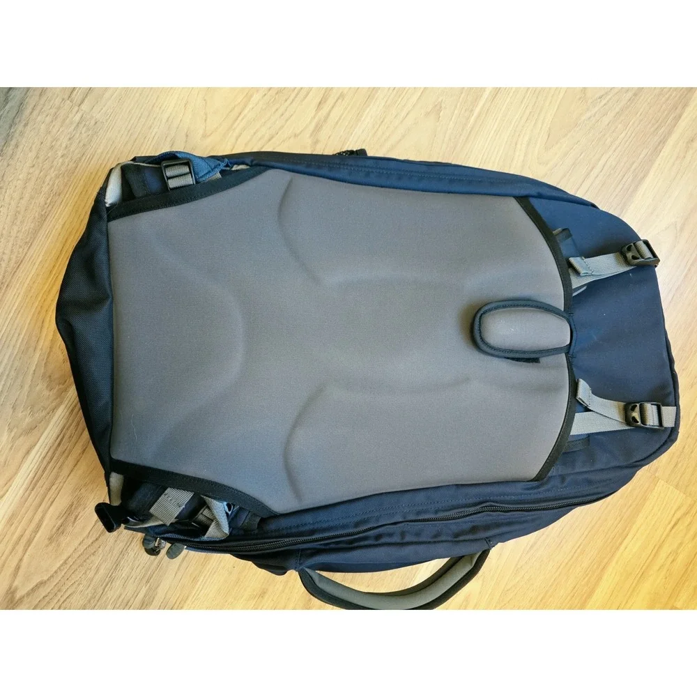 Vintage REI Hiking Backpack Padded Waist‎ Support Expandable Blue Multi Pocket